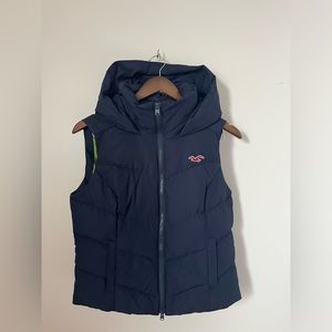 Hollister puffer vest